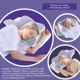 2 in 1 Memory Foam Cervical Pillow, Ergonomic Contour Orthopedic Pillow for Neck Pain, Contoured Support Pillows,Neck Pillow